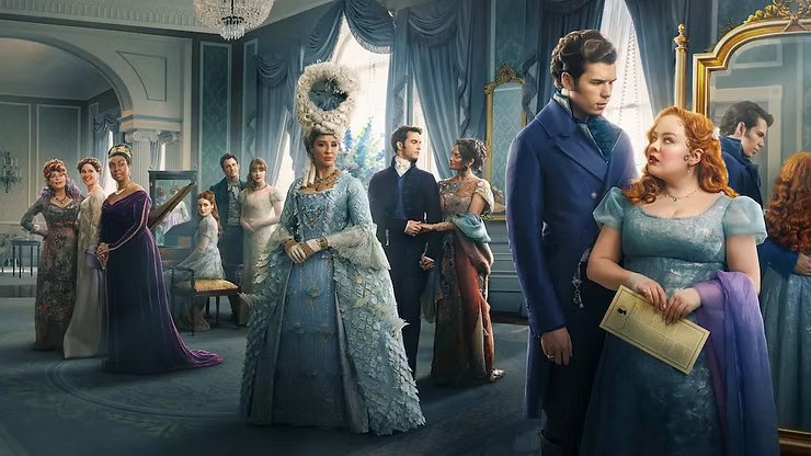 Imagem promocional da terceira temporada da série Bridgerton, produzida por Netflix e Shondaland