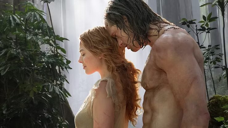 Tarzan e Jane no filme A Lenda de Tarzan (2016)