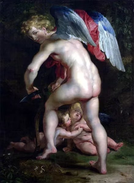 Eros, pintura de Peter Paul Rubens (1614)